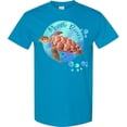 thumbnail image 3 of Inktastic Myrtle Beach Sea Turtle and Bubbles T-Shirt, 3 of 5