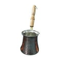 thumbnail image 2 of serony Turkish Coffee Pot Kitchen with Long Greek Arabic Cafe Coffee Pot Handle 270ml Bar Gold 270ml, 2 of 2