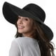 thumbnail image 1 of FURTALK Sombrero de paja para mujer con ala ancha UPF 80, sombrero de verano plegable y plegable, sombreros de playa para mujer, 1 of 5
