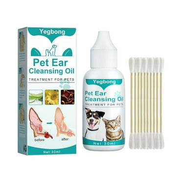 Clearance! Pet Dog Ear Drops For Infections Control Yeast Itching Cleaner Mites FR F0H2