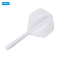 thumbnail image 3 of Unique Bargains Vol de Fléchettes Intégrés, Ensemble de 9 Vol de Fléchettes Durables, Blanc, 3 of 5