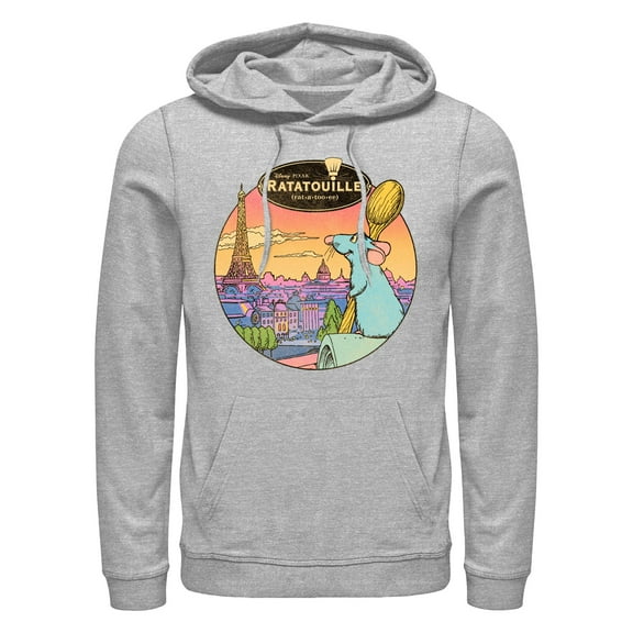 Men's Ratatouille Remy Paris Scene Pull Over Hoodie