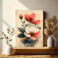thumbnail image 6 of Qisvanset 12x16 Inch Framed Canvas Wall Art Corinthians Vintage Flower Market Spring Dorm Faith Wall Art, 6 of 8