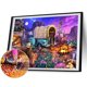 thumbnail image 1 of Cuadros Decorativos 5D bricolaje taladro redondo completo diamante pintura Camping Kit hogar decoración arte artesanía Tmvgtek embutido en tela, 1 of 8