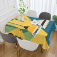 thumbnail image 2 of Yayeee Tablecloths 60" x 90" Rectangle Wrinkle Resistant Party Table Cover, Yellow Glasses, 2 of 8