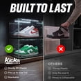 thumbnail image 5 of Kicks & Co XL Clear Plastic Stackable Shoe Storage Box for Sneakers Remote Control LED Light Fits Up to Size 13, 5 of 10