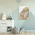 thumbnail image 2 of Stupell Industries Lion Cub and King Safari Animal Portrait Canvas Wall Art, 36 x 48, Design by Daphne Polselli, 2 of 6