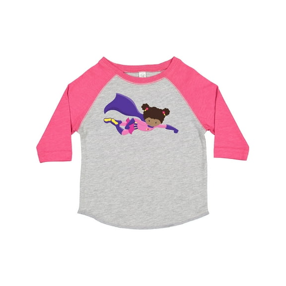 Inktastic African American Girl, Cape, Superhero Girl Girls Toddler T-Shirt