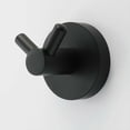 thumbnail image 5 of Sailing Gancho de pared de acero inoxidable negro Perchero redondo doble montado en la pared Perchero Perchero Instalación con tornillos Perchero para cocina, sala de estar y pared de oficina Mo, 5 of 5
