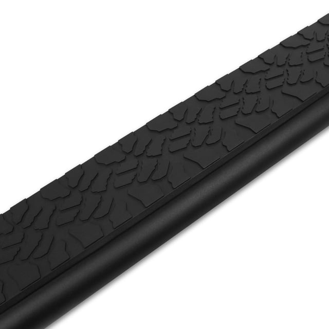Fits 2019-2023 Ford Ranger Raptor Series Running Board 1903-0251BT Tread Step; Textured; Black; Aluminum; Unlighted; Rocker Panel Mount