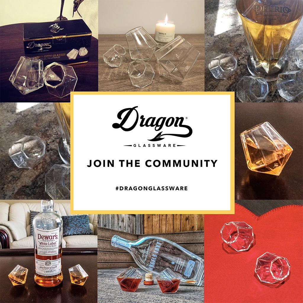 Dragon Glassware Diamond Shot Glass - Thumbnail 5
