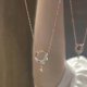 thumbnail image 5 of Dreaming Star Star Collar Femenino Senior Sentido del Diseño Luz Estrella Luna Collarbone Cadena Accesorios, 5 of 5