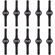 thumbnail image 1 of 10 piezas de cuchillas para cortacésped, accesorios para cortacésped de jardín, cuchillas de repuesto de plástico, orificio pequeño de 5 mm, para cortacésped de jardín (negro) JM, 1 of 5