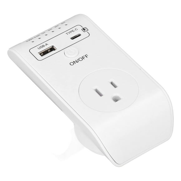 USB Outlet Adapter, Power Adapter Energy Saving US Plug 120V 1800W for Travel