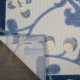 thumbnail image 5 of Nourison Aloha Indoor/Outdoor Blue/Grey 3'6" x 5'6" Area Rug, (4x6), 5 of 9