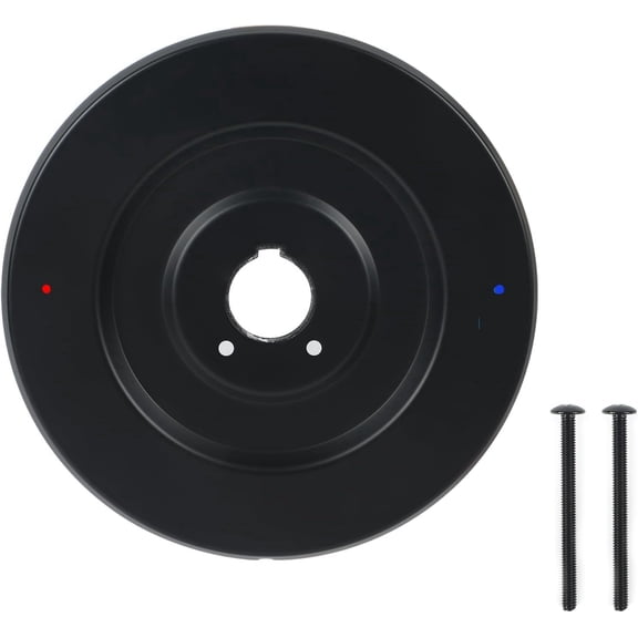 ABPETE Escutcheon Replacement for Moen Shower Trim Moen 16090, for One-Handle Tub and Shower Faucet, Valve Trim Only, Matte Black