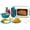 Blue, variant on Tarmeek Microwave Toys Kitchen Play Set with Food Accessories , Pretend Play with Play Food, Realistic Christmas Birthday Gifts for 2 3 4 5 7 Year Old Kids