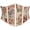 Apricot Floral, variant on Women Corset Belt Renaissance Floral Printed Underbust Wide Corset