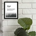 thumbnail image 5 of Designs ByLITA Ikigai Dictionary Definition Forest Design, 8 x 10 Black Wall Print (Framed) | Inspirational Modern Art Decoration, 5 of 7