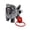 black gray stripes, variant on Soft Safe Plush Walking Cats Toy That Meows and Walks Automatically for Kids Bedtime Comfort and Daily Entertainment