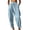 Sky Blue #208, variant on Women Cotton Linen Baggy Palazzo Harem Pants Drawstring Wide Leg Elastic Waist Beach Yoga Trousers Casual Lounge Pants 2026 Vacation Royal Blue L