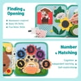 thumbnail image 2 of Silouka Montessori Busy Book para niños pequeños de 1 a 3 animales de granja, 2 of 8