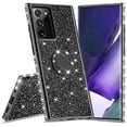 thumbnail image 4 of Compatible for Samsung Galaxy A51 Case, SOGA Glitter Diamond Rhinestone TPU Phone Cover with Ring Stand and Lanyard Girls Women Cover (Black), 4 of 5