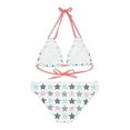 thumbnail image 3 of Get Ready for Summer in our Classy Stars Strappy Bikini Set, 3 of 9