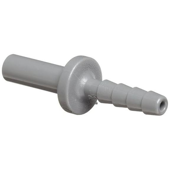 John Guest Acetal Copolymer Barbed Tube Fitting, Stem, 1/2" Stem OD x 1/2" Hose ID (Pack of 10)