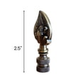 thumbnail image 5 of Frog-on-Lily-Pad Lamp Finial Antique Brass, 2.4"h, 5 of 6