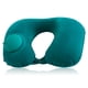 thumbnail image 1 of Coche viaje aire vuelo inflable en forma de U almohada oficina siesta almuerzo descanso cuello 360 grados soporte suave cómodo cojín verde Inevent HA009720-02, 1 of 7