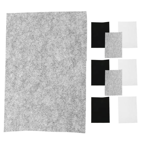 Raindrops Assorted Color Felt Sheets for Crafts, Soft, Fade-Resistant, 9 Pieces for Handicraft Projects