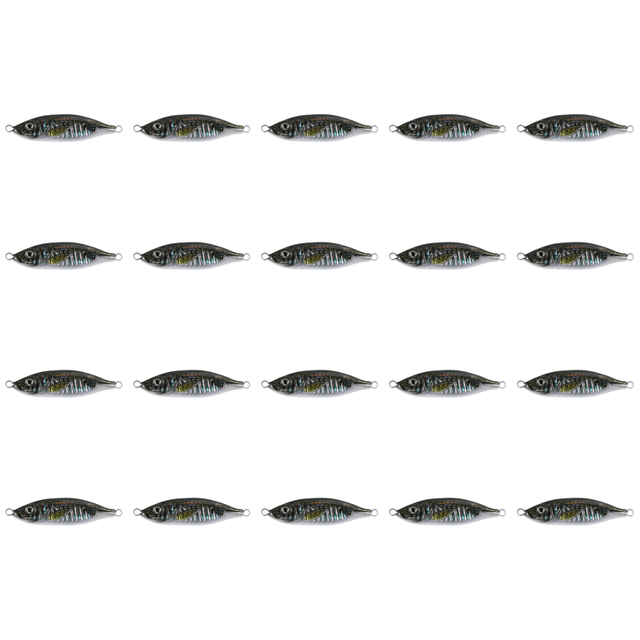 Señuelos Pesca Caballa Luminosos UV Con Impresión 3D Cebo Biónico 7 5 Cm Y 80g ()