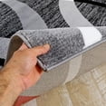 thumbnail image 4 of Luxe Weavers Geometric Gray Swirls 2x8 Modern Abstract Runner Rug Carpet, 4 of 7