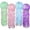 Pink, Blue, Purple, Green, variant on 6 Pack Jelly Fish Paper Lanterns, Hanging Gradient Blue Paper Lanterns for Birthday Mermaid Theme Under The Sea Ocean Party Baby Shower Kids Room Decorations