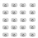 thumbnail image 1 of 20 Ruedas para Muebles de Acero Inoxidable, Autoadhesivas, Giratorias 360 Grados, Universales., 1 of 5