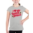 thumbnail image 2 of Officially Licensed Sugar Babies I Love My Sugar Babies Candy Youth's T-shirt, 2 of 3