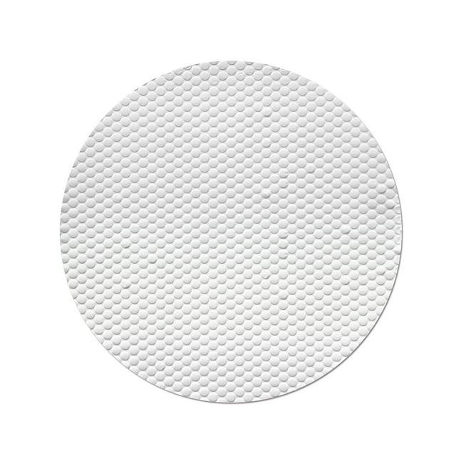 Solar Pool Cover, 2.4m Diameter Round Swimming Pool Cover Protector Easy Set and Frame Pools, Anti-Evaporation Swimming Pool Insulation Film Swimming Pool Cover