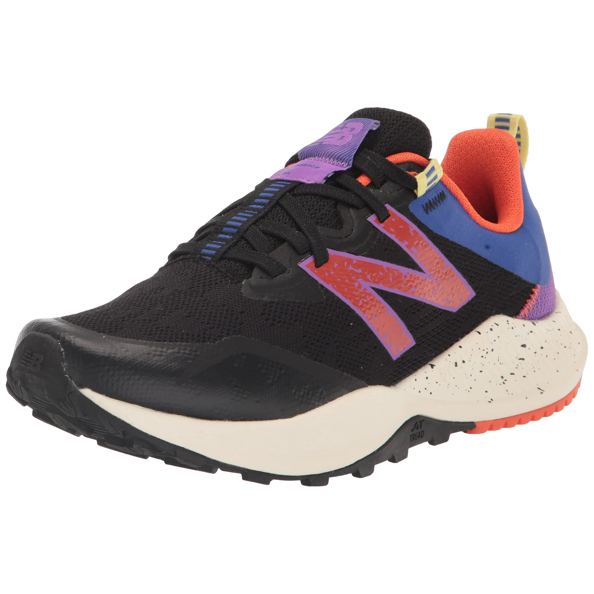 New Balance Women s DynaSoft Nitrel V4 Trail Running Shoe Black Orange 9 Wide