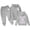 Silver, variant on Tiijoy Toddler Girls Outfits Trendy Sports Hoodie and Sweatpants Sweatsuit, Sizes 3-4