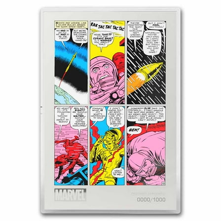 2025 Niue 1 oz Silver $2 Marvel COMIX: Fantastic Four #1 Page 10