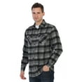 thumbnail image 2 of Gioberti Men's Plaid Checkered 100% Cotton Brushed Flannel Shirt, 2 of 4