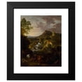 thumbnail image 2 of Gaspard Dughet 15x18 Black Modern Framed Museum Art Print Titled - Landscape with the Cascades of Tivoli (1650), 2 of 5
