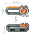thumbnail image 2 of Outil Aiguiseur de Cuisine 6 en 1 à Fonctions Réglables avec Prise Ergonomique et Base Sécurisée Non -, 2 of 3