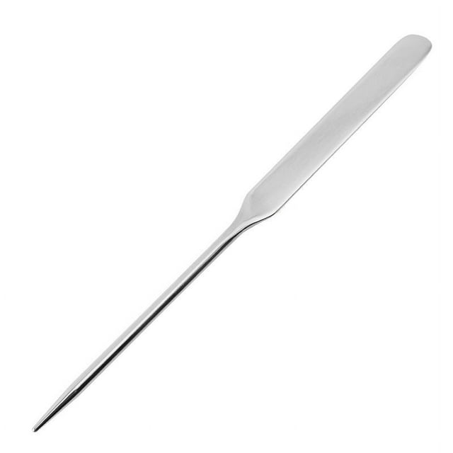 Maquillaje de acero inoxidable para profesionales, principiantes, barra mezcladora facial de 161 mm de largo, mano de obra fina, elegante y duradera