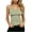 Green, variant on Admvng Women's Striped Ribbed Tank Top V Neck Slim Fit Stretch Sleeveless Casual Summer Camisole Blouse