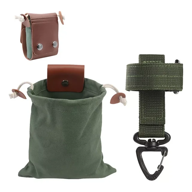 Bolsas de alimentación al aire libre Riñonera Plegable Con Gancho Para Viajar Con Mochila