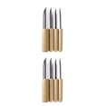 thumbnail image 1 of Langgg 1/2/3 4 Pieces Modeling Clay Tool Semicircle Pottery Shaping Manual Handmade Handicraft Household Professional Punch 1 2PCS, 1 of 6
