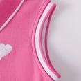 thumbnail image 6 of EnJoCho Children's Toddler Girl Dress Girls Button-up Unifor𝗆 Dresses Summer Tennis Sleeveless Dress Size 2T-8T, 6 of 7