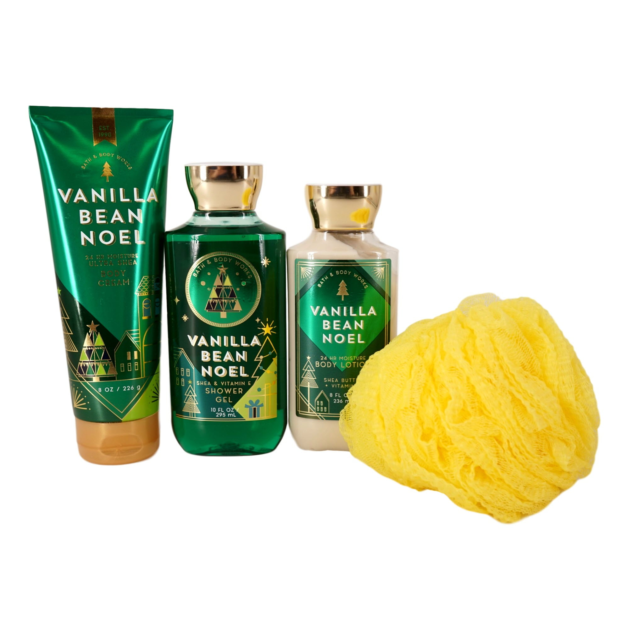 Bath & Body Works VANILLA BEAN NOEL SetShower Gel, Lotion, Body Cream